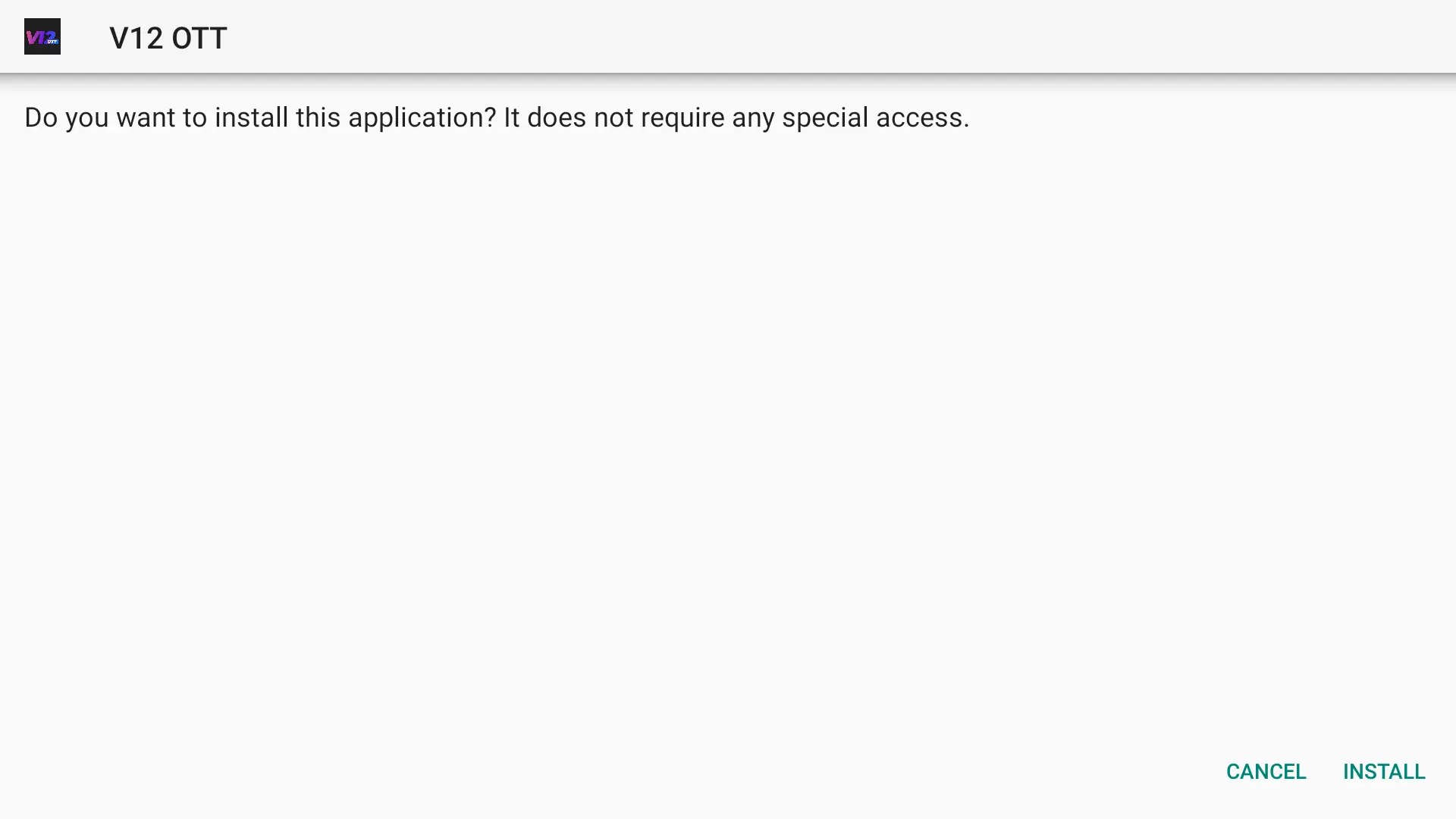 Installation IPTV sur Android TV / Box – étape 6 : Appuyez sur Installer → attendez la fin